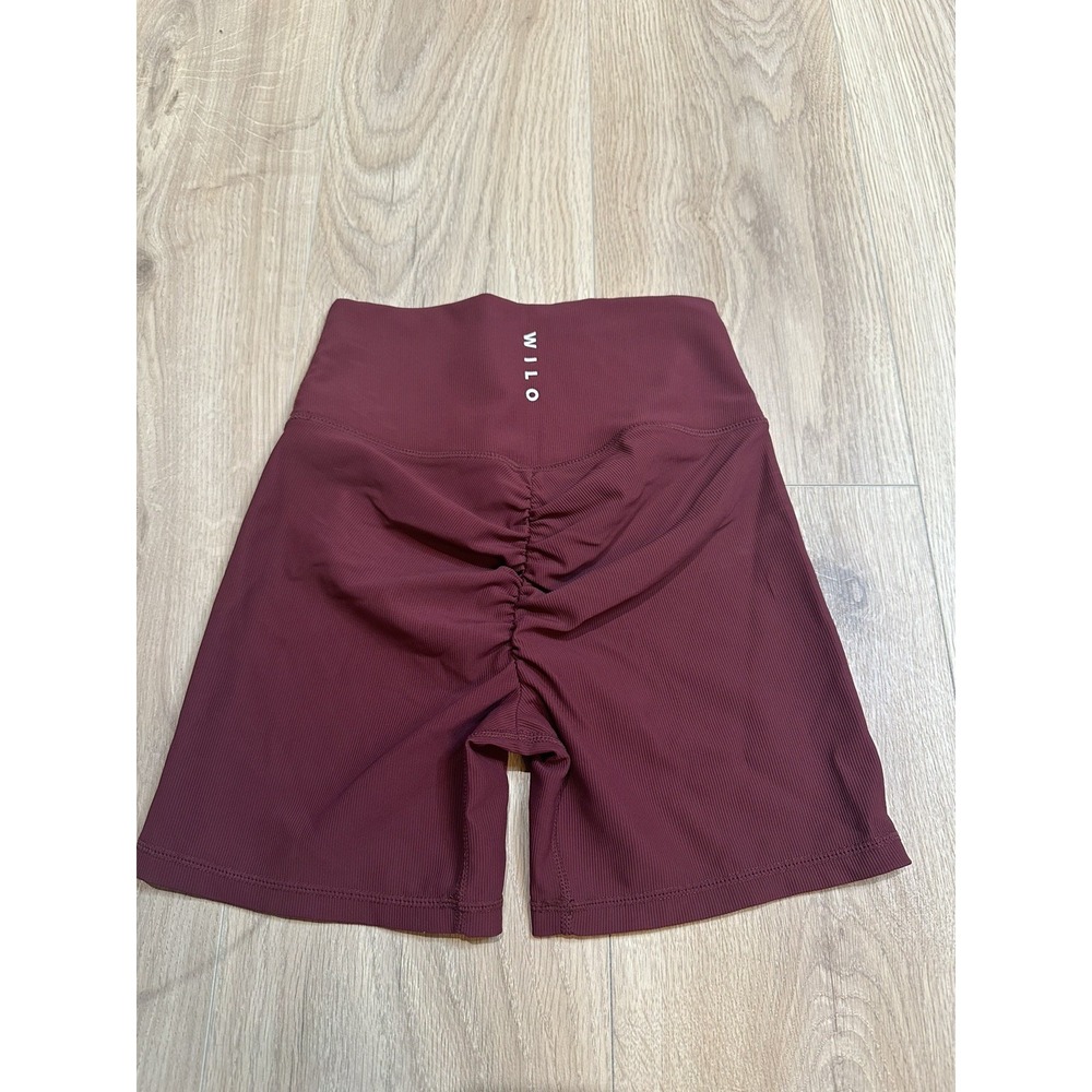 WIL O Maroon Athletic Bike Shorts